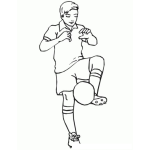 Dibujo para colorear Colorear Tecniquitas De Futbol