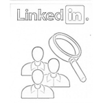 Dibujo para colorear Linkedin Coloring Page Para Pintar Y Colorear