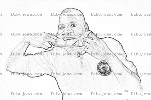Dibujo para colorear La Boca Mas Elastica Del Mundo Para Colorear Y Pintar