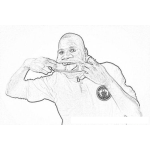 Dibujo para colorear La Boca Mas Elastica Del Mundo Para Colorear Y Pintar
