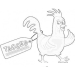 Dibujo para colorear Tagged Coloring Page Para Pintar Y Colorear