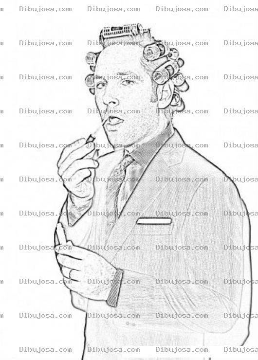 Dibujo para colorear Paul Rudd Coloring Page Para Pintar Y Colorear