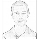 Dibujo para colorear Joseph Gordon-Levitt Coloring Page Para Pintar Y Colorear