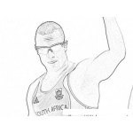 Dibujo para colorear Oscar Pistorius Coloring Page Para Pintar Y Colorear