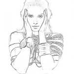 Dibujo para colorear Padma Lakshmi Coloring Page Para Pintar Y Colorear