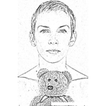 Dibujo para colorear Annie Lennox Coloring Page Para Pibtar Y Colorear A Any Lenox