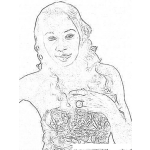 Dibujo para colorear Venus Williams Coloring Page Para Colorear E Imprimir
