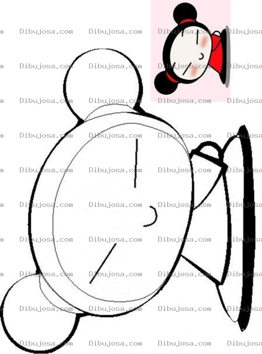 Dibujo para colorear Colorear Chinita Pucca