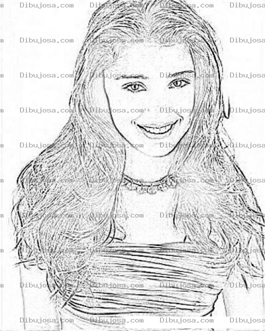 Dibujo para colorear Shiri Appleby Coloring Page Para Pintar Y Colorear