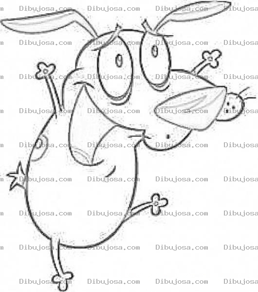 Dibujo para colorear Perro De Cartoon Network Para Colorear Y Pintar