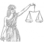 Dibujo para colorear Colorear Mujer De Justicia