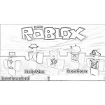 Dibujo para colorear Roblox Game Online Coloring Page Para Pintar Y Colorear