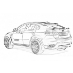 Bmw X6 Coloring Page Para Imprimir Y Colorear