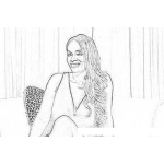 Dibujo para colorear Evelyn Lozada Coloring Page Para Colorear Pintar E Imprimir