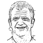 Dibujo para colorear Dibujo De Mel Gibson Para Colorear Pintar E Imprimir