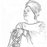 Dibujo para colorear Dibujo De Maya Angelou Para Pintar Y Colorear