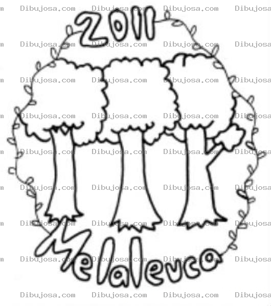 Dibujo para colorear Melaleuca Online Coloringp Page Para Pintar Y Colorear