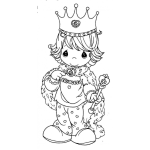 Dibujo para colorear Dibujo Para Colorear Princesita De Precios Moments