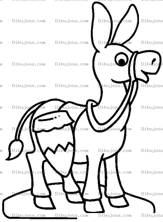 Dibujo para colorear Clorear Burrito Con Tambor