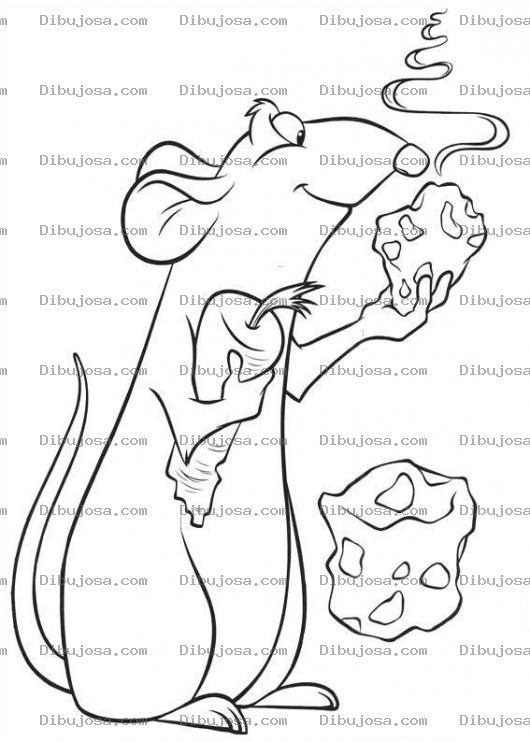 Dibujo para colorear Dibujo De Ratatouil