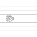Dibujo para colorear Colorear Bandera De Costa Rica