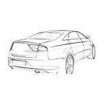 Dibujo para colorear Colorear Prototipo De Carro Dibujado A Lapiz