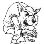 Dibujo para colorear Colorear Lobo Malo
