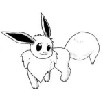 Dibujo para colorear Colorea Zorrito De Picachu
