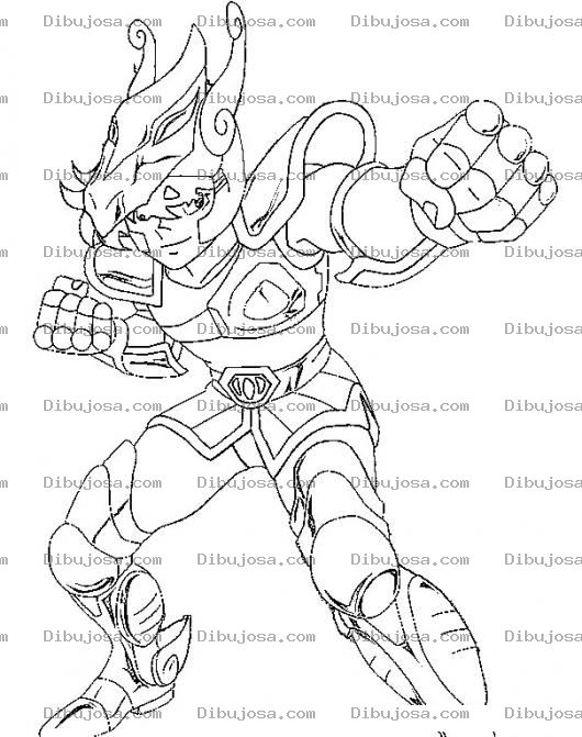 Dibujo para colorear Colorear Caballero Del Sodiaco