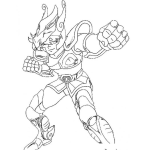Dibujo para colorear Colorear Caballero Del Sodiaco