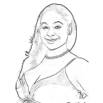 Dibujo para colorear Raven Symone Online Coloring Page Dibujo Para Colorear E Imprimir