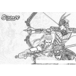 Dibujo para colorear Silk Road Game Online Coloring Page Dibujo Del Juego Silkroad Para Colorear