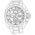 Dibujo para colorear Reloj Seiko Para Colorear