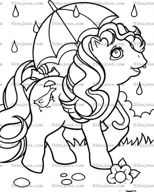 Dibujo para colorear My Little Pony Coloring Pagep