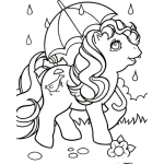 Dibujo para colorear My Little Pony Coloring Pagep