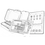 Dibujo para colorear Tablets Online Coloring Page Dibujo De Tabletas Lcd Para Colorear