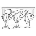 Dibujo para colorear Dibujo Del Entierro De Una Sardina Para Colorear