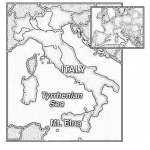 Dibujo para colorear Mount Etna Map Coloring Page Mapa Del Monte Etna Para Colorear Y Pintar