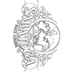 Dibujo para colorear Saratoga Race Logo Coloring Page Para Colorear Online