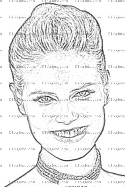 Dibujo para colorear Heidi Klum Coloring Page Para Colorear Online Dibujo De Heidy Clum