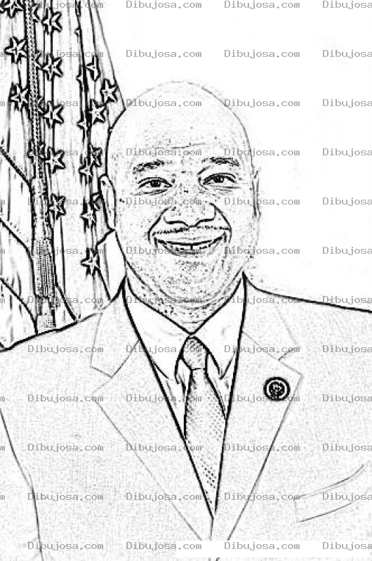 Dibujo para colorear Andre Carson Coloring Page Para Pintar Y Colorear Online
