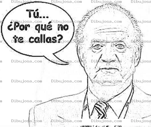 Dibujo para colorear Porque No Te Callas Para Colorear E Imprimir