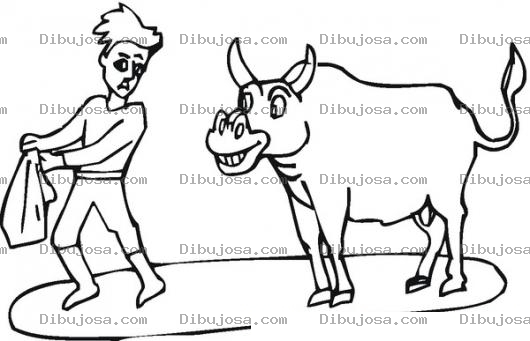 Dibujo para colorear Dibujo De Un Torero En Una Corrida De Toros Para Colorear
