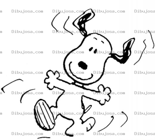 Dibujo para colorear Dibujo Para Colorear A Snoopy Temblando