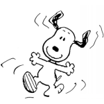 Dibujo para colorear Dibujo Para Colorear A Snoopy Temblando