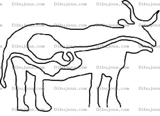 Dibujo para colorear Colorear Estomago De Vaca