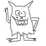 Dibujo para colorear Colorear Monstruito