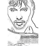 Dibujo para colorear James Blunt Coloring Page Para Colorear Online