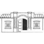 Dibujo para colorear Dibujo De La Casa De Tucuman Para Colorear
