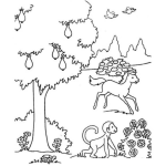 Dibujo para colorear Dibujo De La Naturaleza Para Colorear